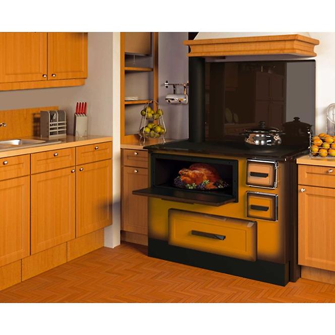 Salgó tűzhely Alfa 55 Eco De Lux 6 kW bal,6