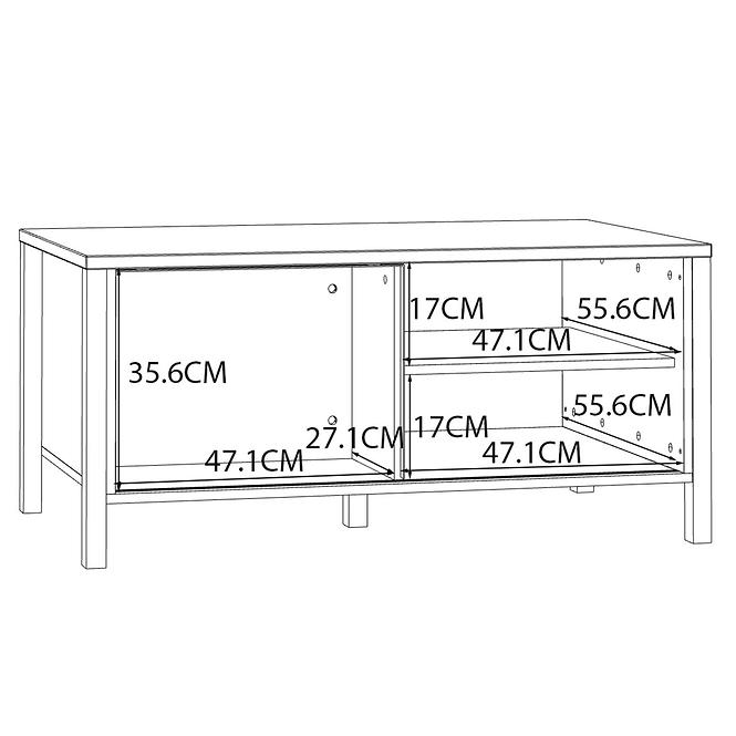 Dohányzóasztal Alanya CFTT5161-M635