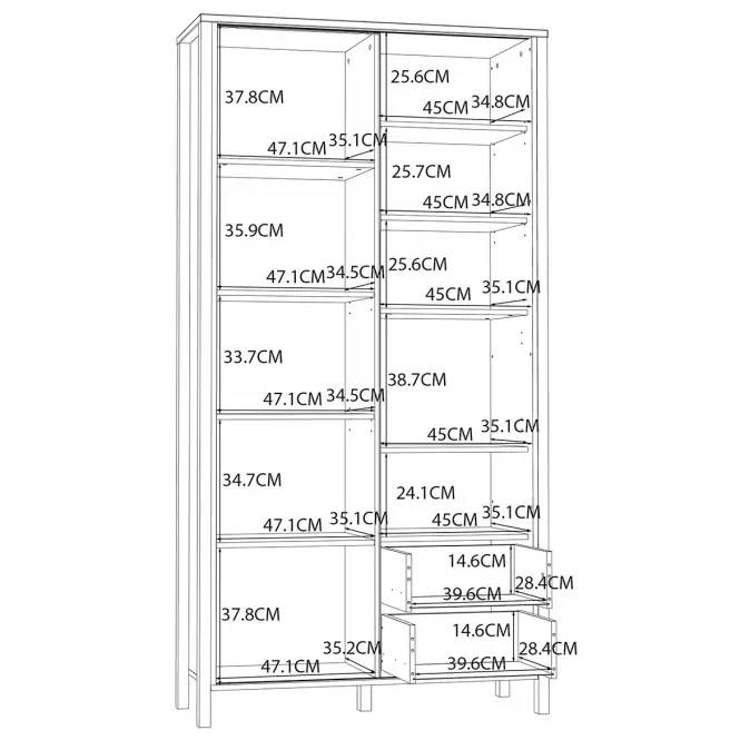 Vitrin Alanya JTNR722 L-M635,6