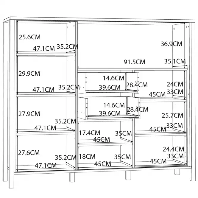 Vitrin Alanya JTNR332L-M635,6