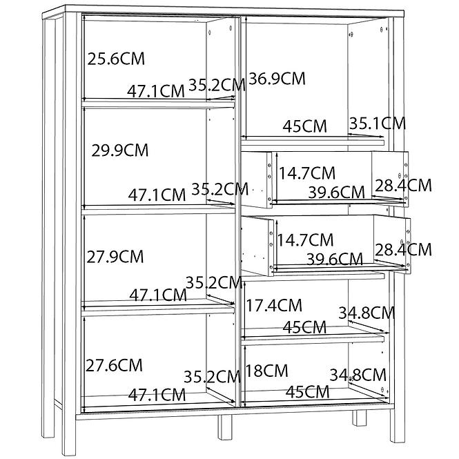 Vitrin Alanya JTNR323L-M635