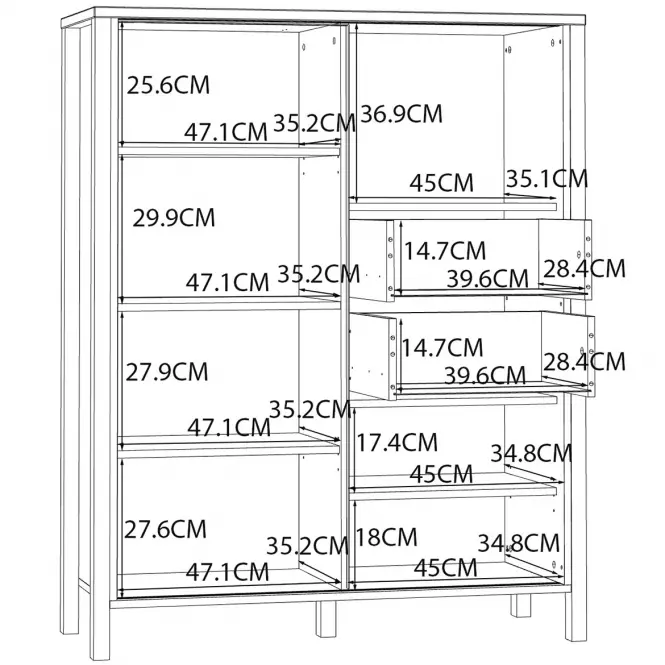 Vitrin Alanya JTNR323L-M635,6