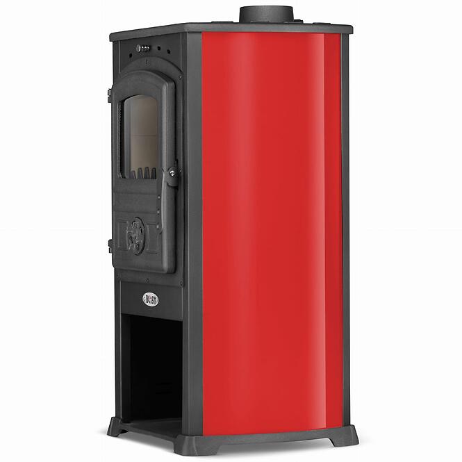 Kandalló kályha Modena piros 7,3 kW