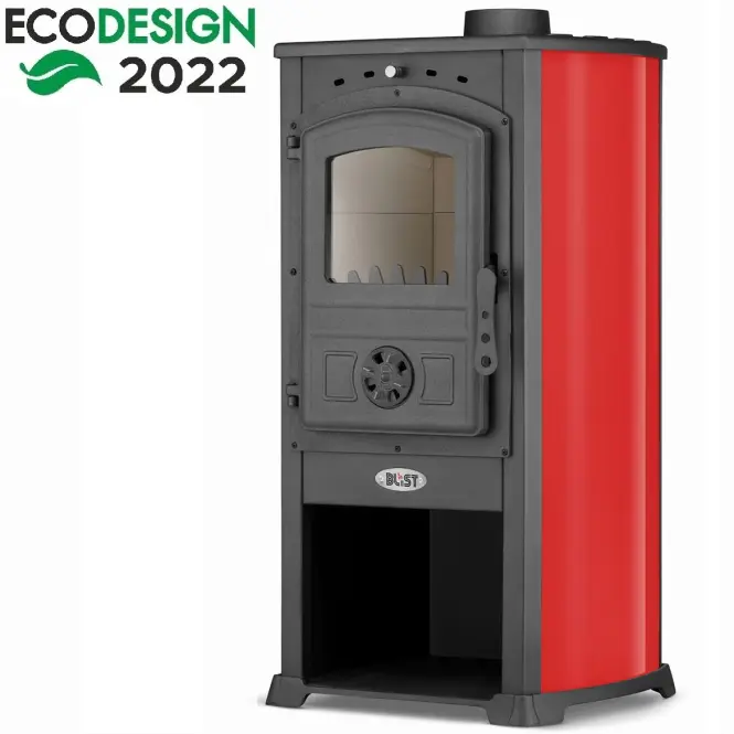 Kandalló kályha Modena piros 7,3 kW