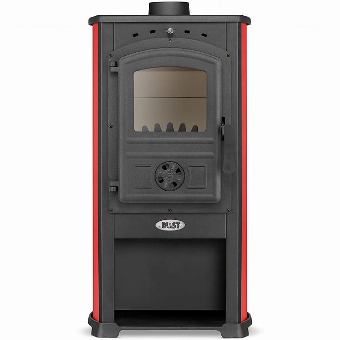 Kandalló kályha ŻAR piros 7,5 kW,2