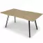 Asztal Log TB 90x160-200 artisan/fekete,3