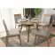 Asztal Log TB circle 100x100 artisan/fekete,4