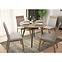 Asztal Log TB circle 100x100 artisan/fekete,4