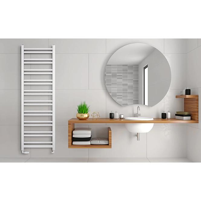 Fürdőszoba radiátor Łezka Retro ŁR 12/30 1100x300 mm fehér