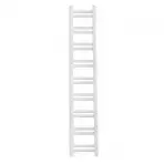 Fürdőszoba radiátor Łezka Retro ŁR 18/40 1640x440 mm fehér