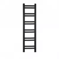 Fürdőszoba radiátor Łezka Retro ŁR 12/30 1100x300 mm fekete