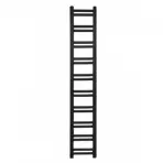 Fürdőszoba radiátor Łezka Retro ŁR 20/30 1840x300 mm fekete