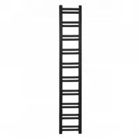 Fürdőszoba radiátor Łezka Retro ŁR 20/30 1840x300 mm fekete