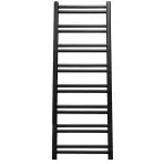Fürdőszoba radiátor Łezka Retro ŁR 16/40 1450x440 mm fekete