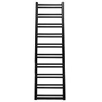 Fürdőszoba radiátor Łezka Retro ŁR 20/40 1840x440 mm fekete