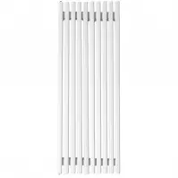 Fürdőszoba radiátor Lazur LA100/54 D5 1000x540 mm fehér