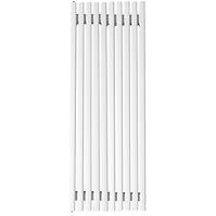 Fürdőszoba radiátor Lazur LA180/54 D5 1800x540 mm fehér