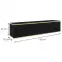 Szekrény RTV Oro 135 MDF fekete,2
