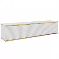 Szekrény RTV Oro 135 MDF fehér