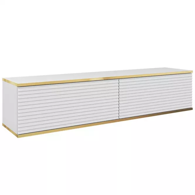 Szekrény RTV Oro 135 MDF fehér
