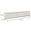 Szekrény RTV Oro 175 MDF fehér,2