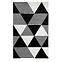 Szőnyeg Modern 1,2/1,7 E781A fekete