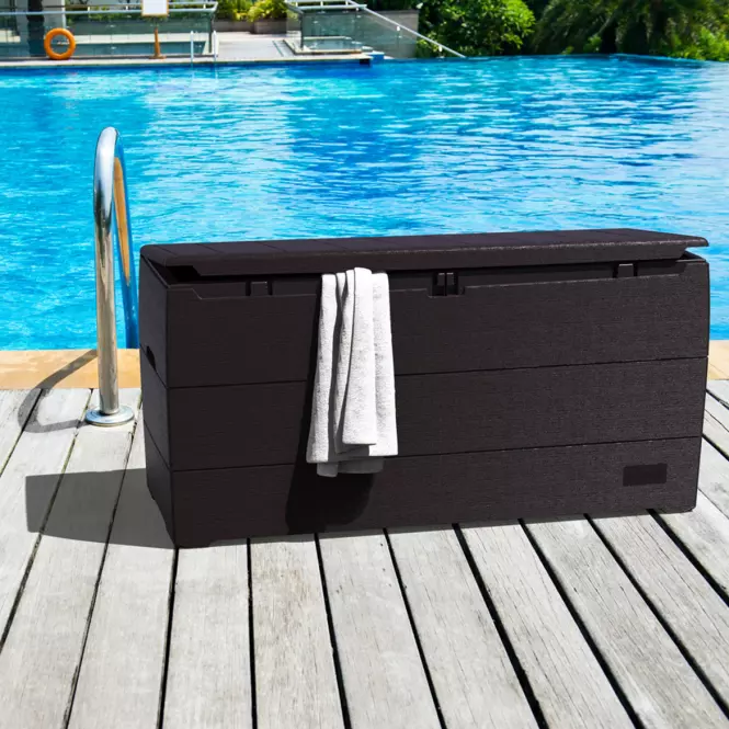 Kerti láda DURABOX 270 L barna,4