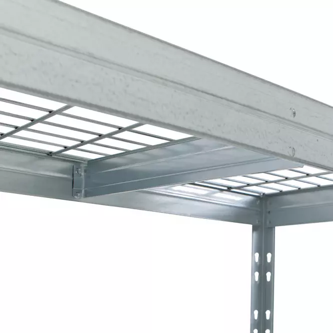 Fém tárolóállvány RIMS300 EB38 180x90x45 cm - 4 polc/300 kg