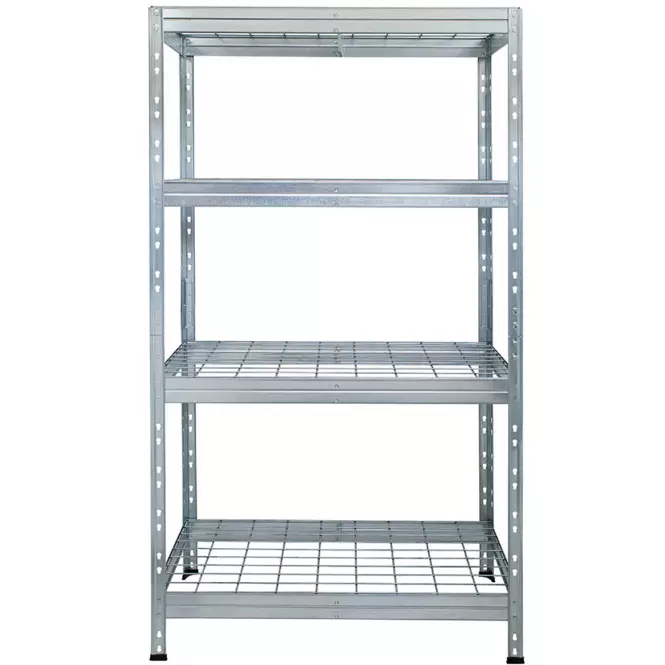 Fém tárolóállvány RIMS300 EB38 180x90x45 cm - 4 polc/300 kg
