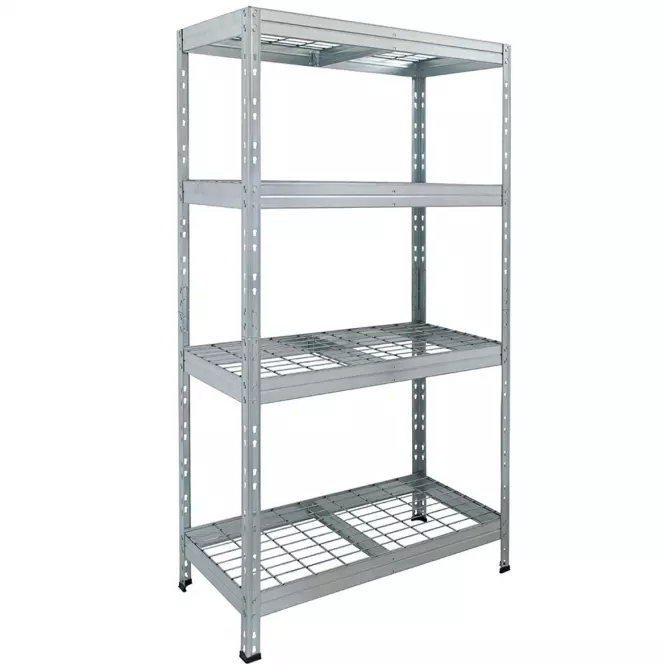 Fém tárolóállvány RIMS300 EB38 180x90x45 cm - 4 polc/300 kg,2