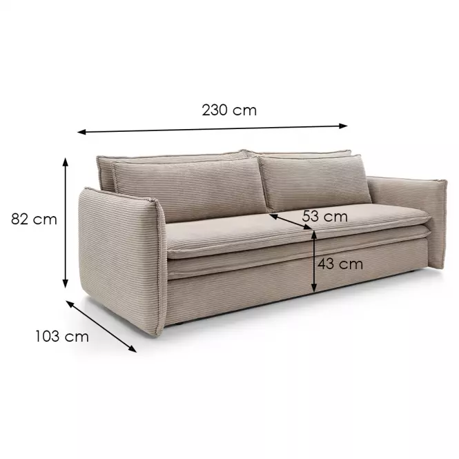 Kanapé Tilia Slim Poso 3