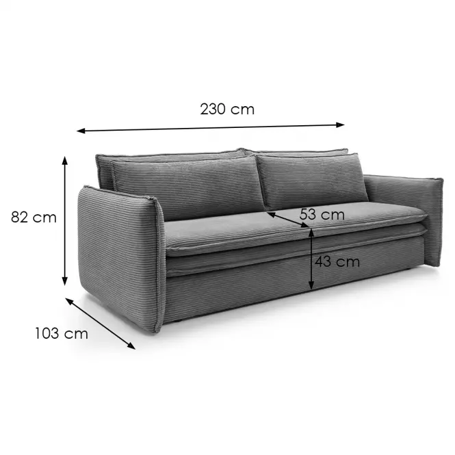 Kanapé Tilia Slim Poso 22