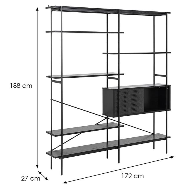 Regál kali duo fekete