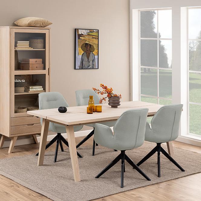 Asztal Simple 200 fehér tölgy