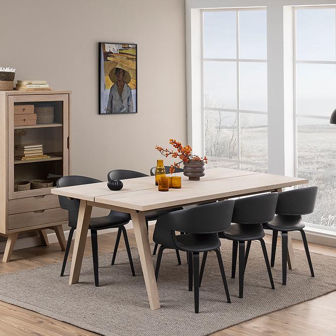 Asztal Simple 200 fehér tölgy