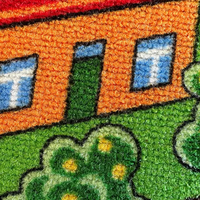 Szőnyeg Kids Metropolis 1,33/1,33 kerek szürke