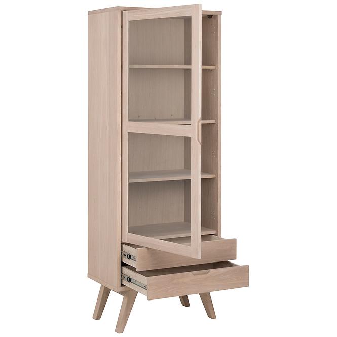 Vitrin 2 Simple fehér tölgy