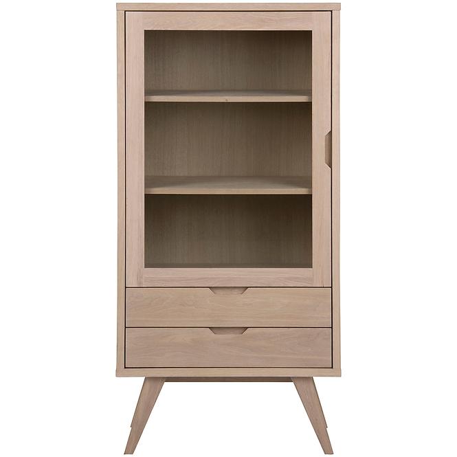 Vitrin 3 Simple fehér tölgy