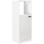 Konyhaszekrény MIA fényes fehér/fehér 60dkpl-162 1f bb