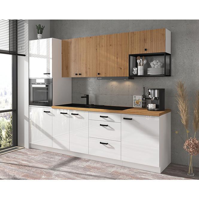 Konyhaszekrény MIA tölgy artisan/fehér 60 nagu-36 1f