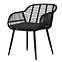 Kerti szett Juana garnitúra Balcony Black,3
