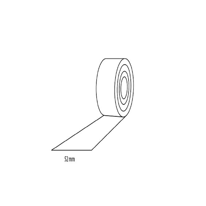 Szegélylécek öntapadós PVC 52mm x 5m fekete