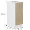 Konyhaszekrény Lara 30D cargo bb MDF cappucino,2