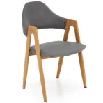 Szék W138 szürke/fa