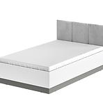 Mell 01 szürke ágy 120 + keret lifttel
