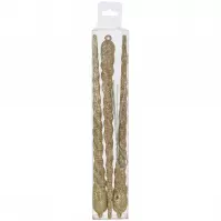 Jégcsap 23 cm (3drb.) gold CAA734100