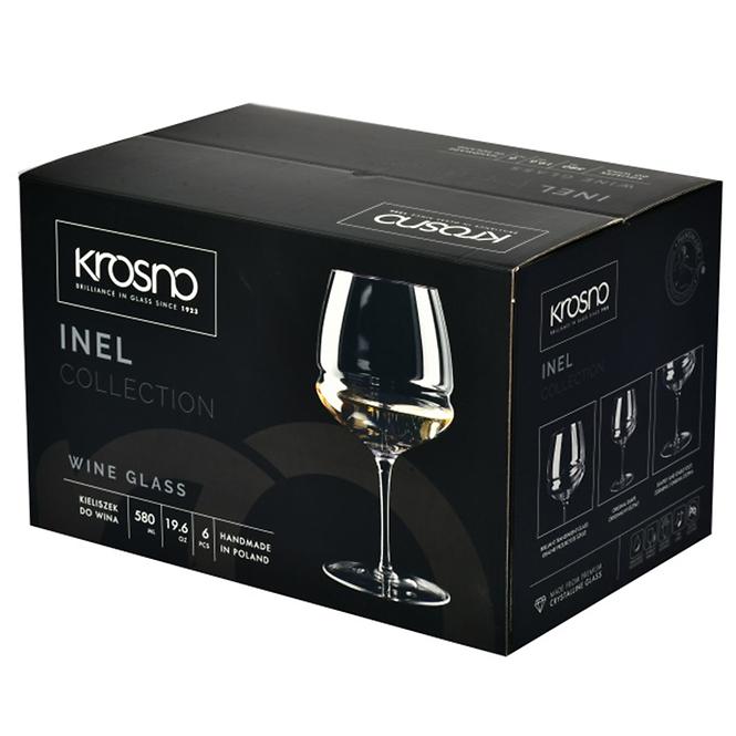 Pohár  borra Inel Krosno 580 ml 6 db