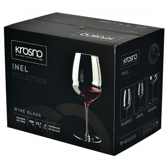Pohár  borra Inel Krosno 700 ml 6 db