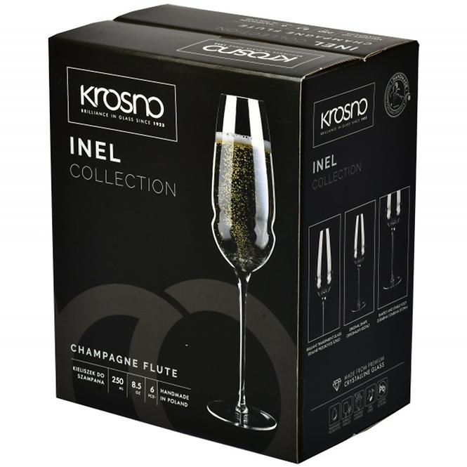 Pohár pezsgőre Inel Krosno 250 ml 6 db