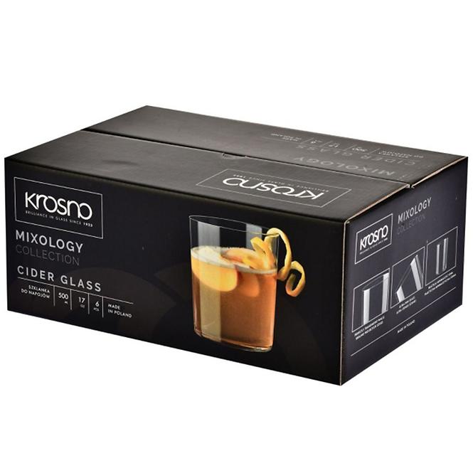 Pohár italokhoz Mixology Krosno 500 ml 6 db